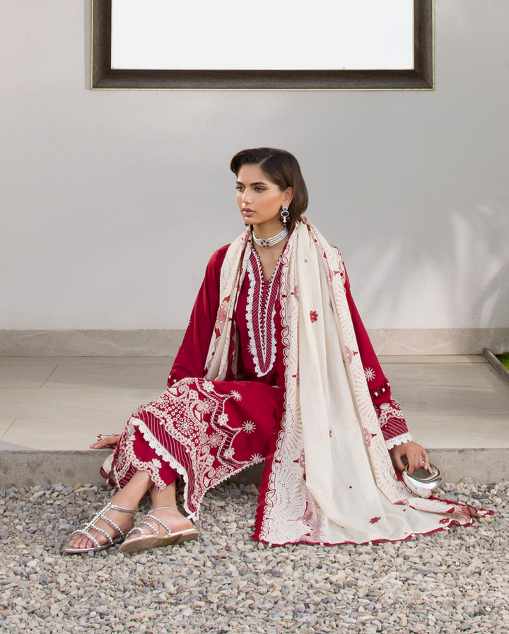 Zellbury chikankari 3 piece