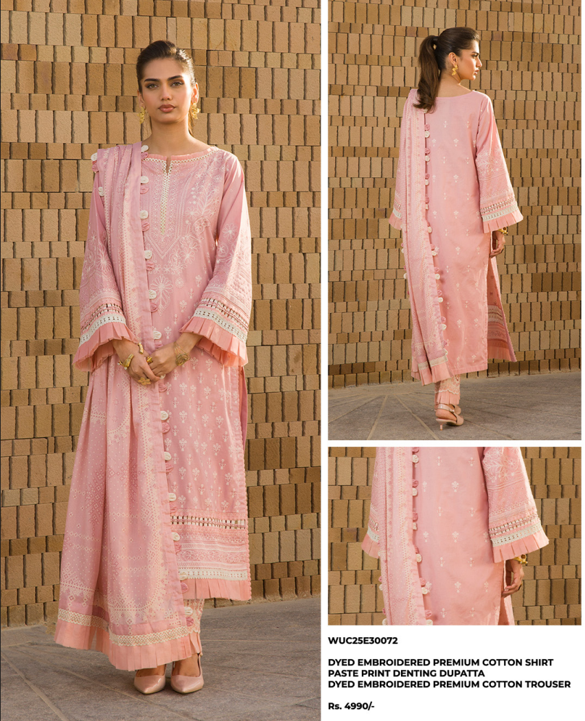 Zellbury chikankari 3 piece
