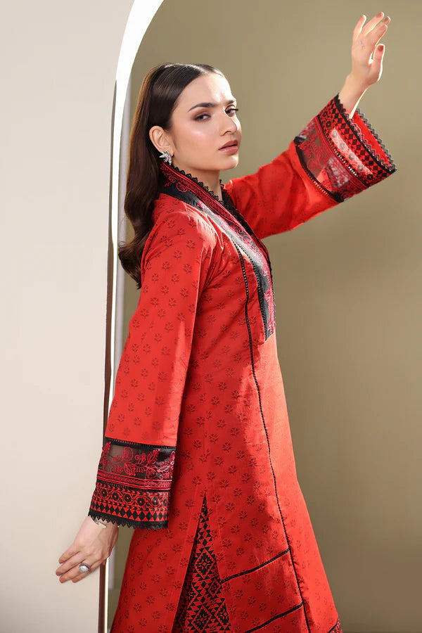 ZELLBURY WOMEN Embroidered Shirt Shalwar - 0168