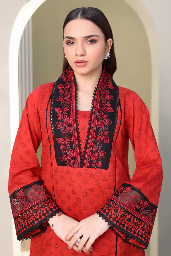 ZELLBURY WOMEN Embroidered Shirt Shalwar - 0168