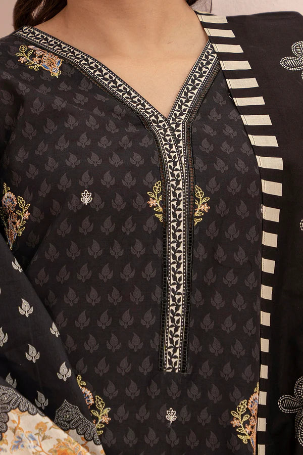 ZELLBURY WOMEN Embroidered Shirt Dupatta - 0377