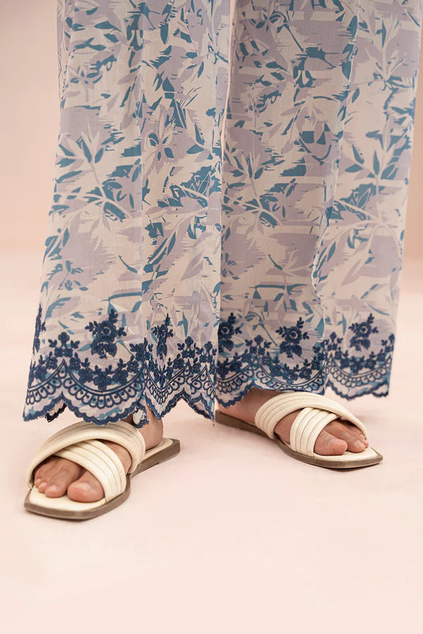 Zellbury Embroidered Lawn 2 Piece Unstitched Suit WUS25E20416