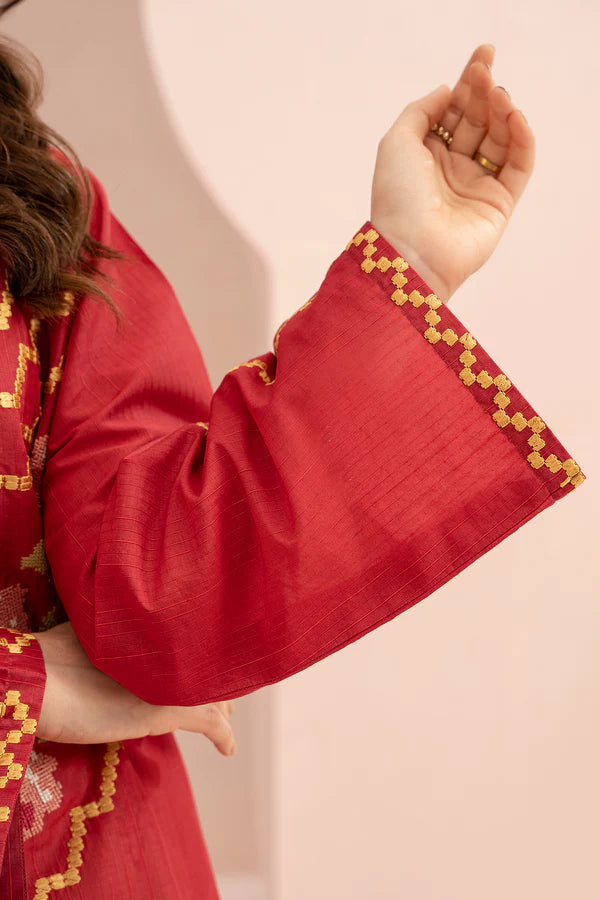 Embroidered Shirt Shalwar - 0484