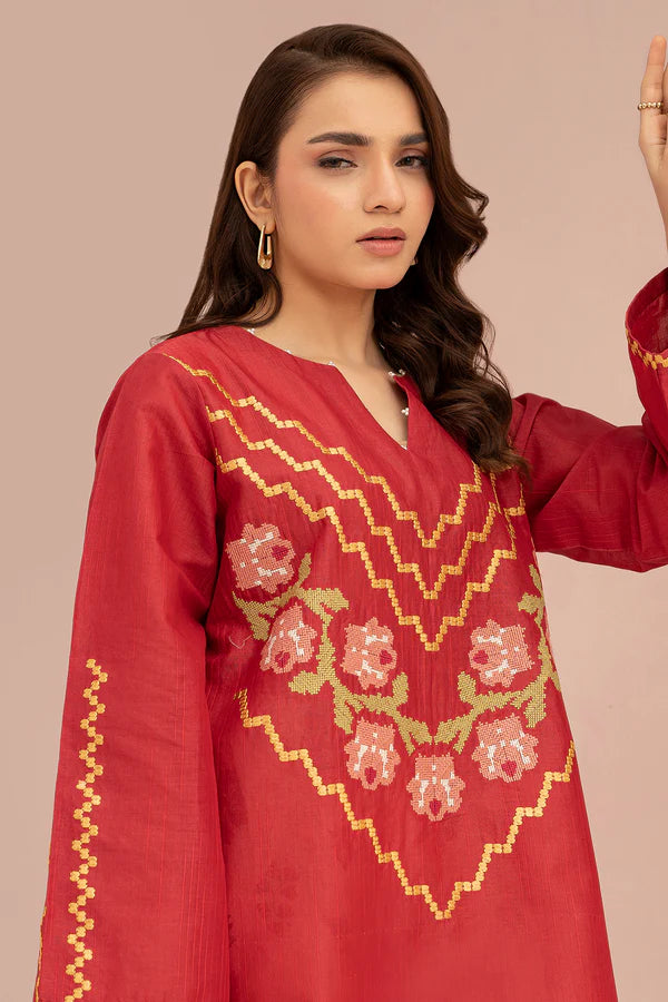 Embroidered Shirt Shalwar - 0484