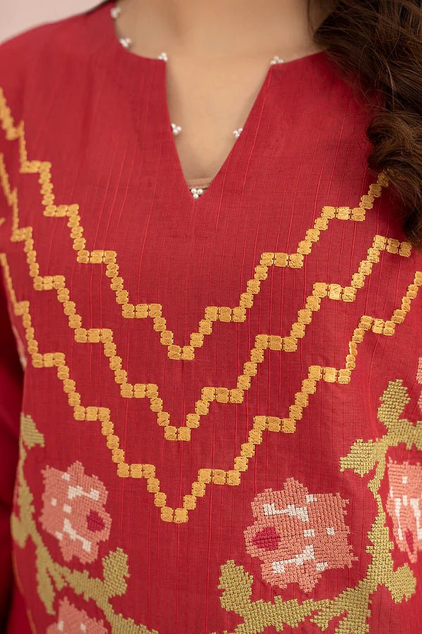 Embroidered Shirt Shalwar - 0484
