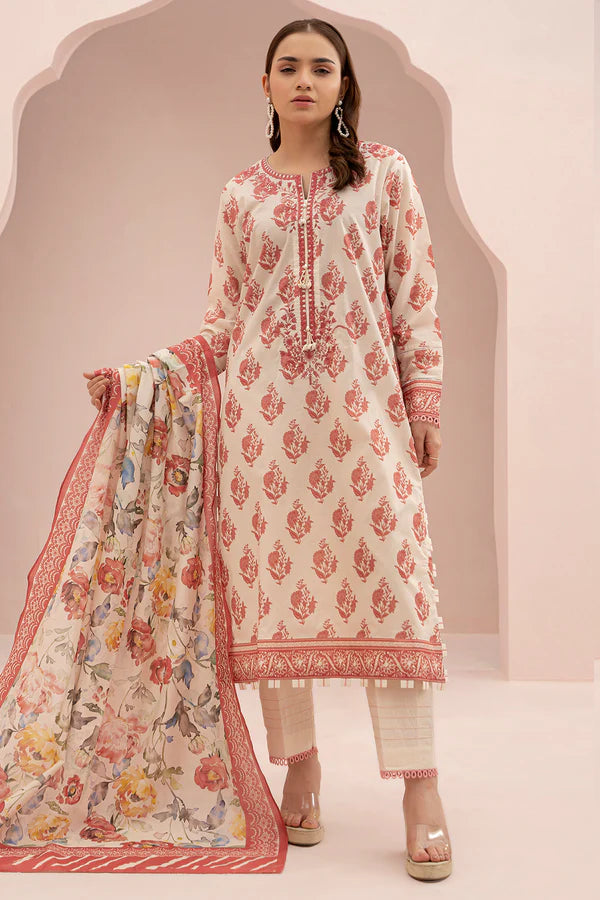 ZELLBURY WOMEN Embroidered Shirt Dupatta - 0563