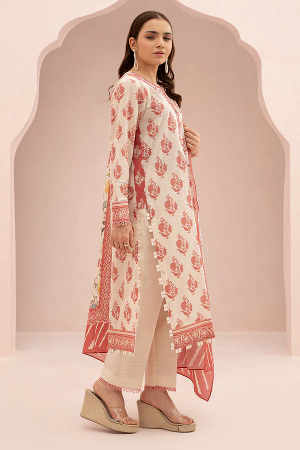 ZELLBURY WOMEN Embroidered Shirt Dupatta - 0563