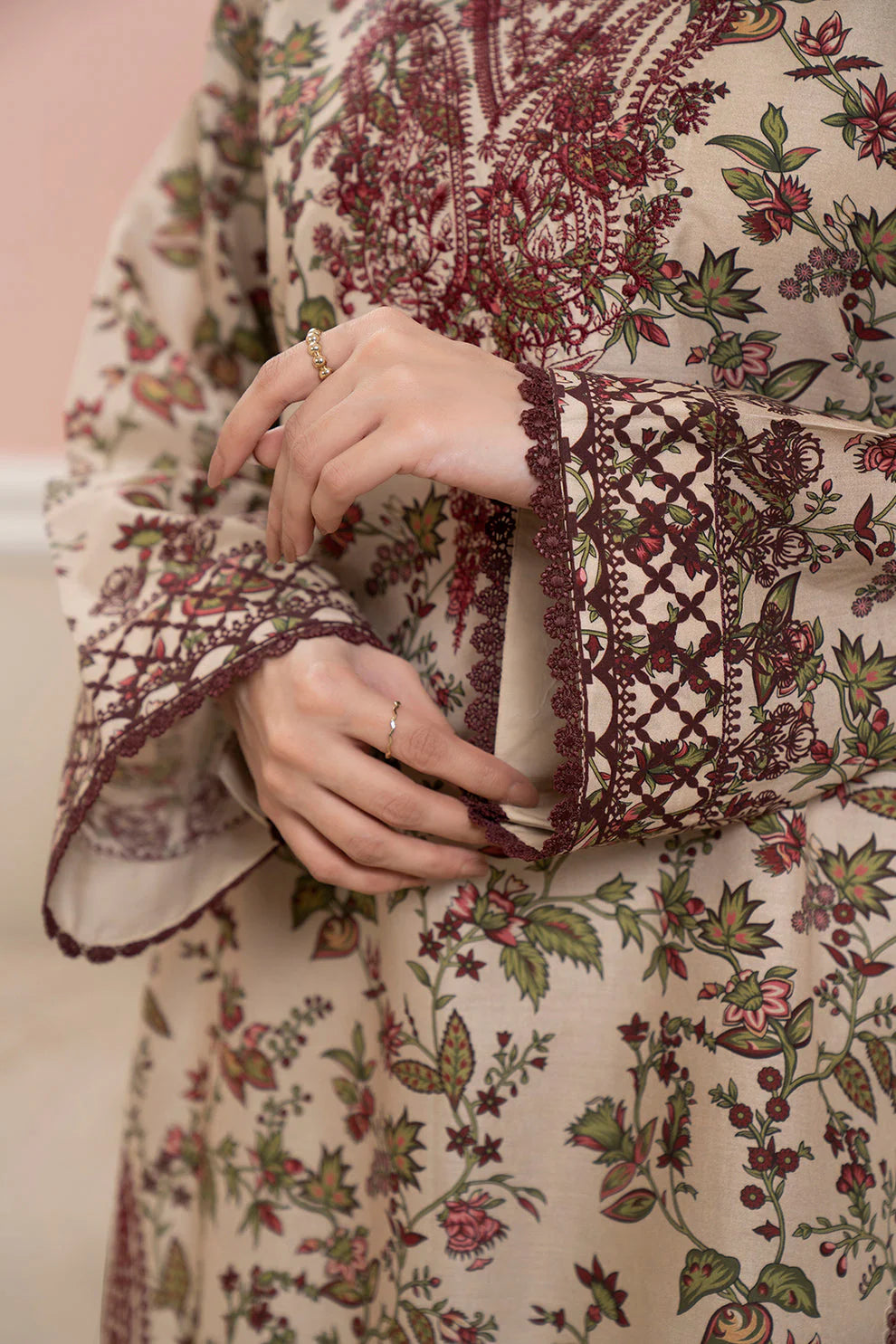 Zellbury Summer Embroidered Lawn Unstitched 3Pc Suit WUS25E30678