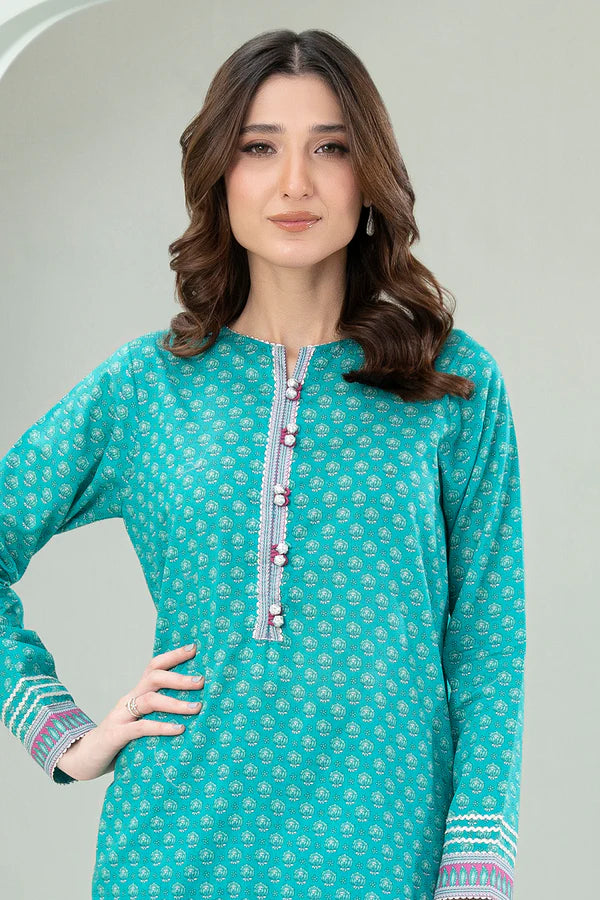 Zellbury Printed Lawn 2 Piece Unstitched Suit WUS25X20413