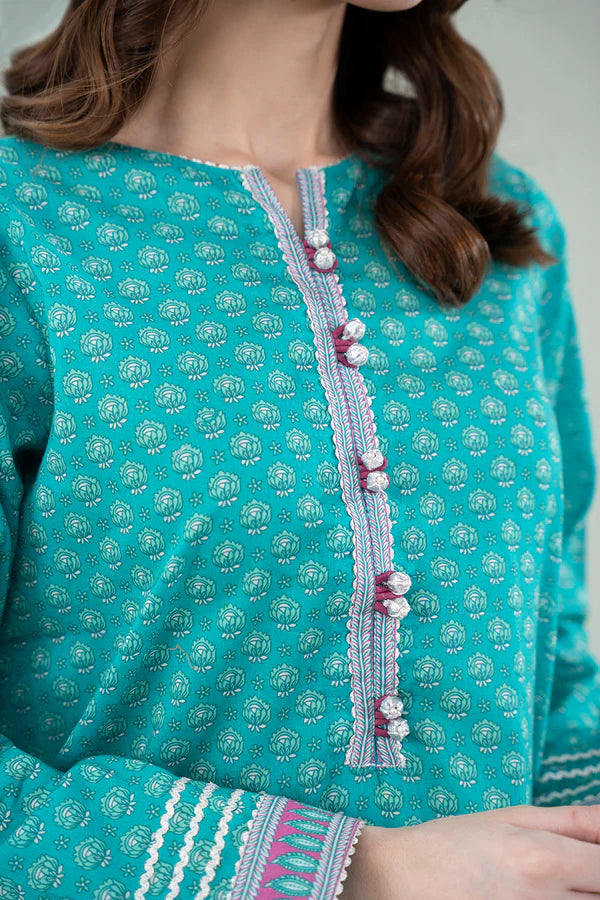 Zellbury Printed Lawn 2 Piece Unstitched Suit WUS25X20413