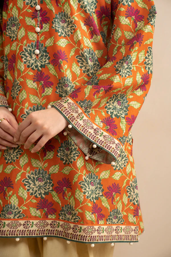 Zellbury Printed Lawn 2 Piece Unstitched Suit WUS25X20540