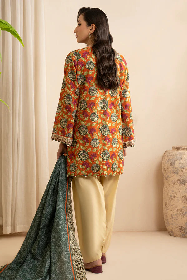 Zellbury Printed Lawn 2 Piece Unstitched Suit WUS25X20540