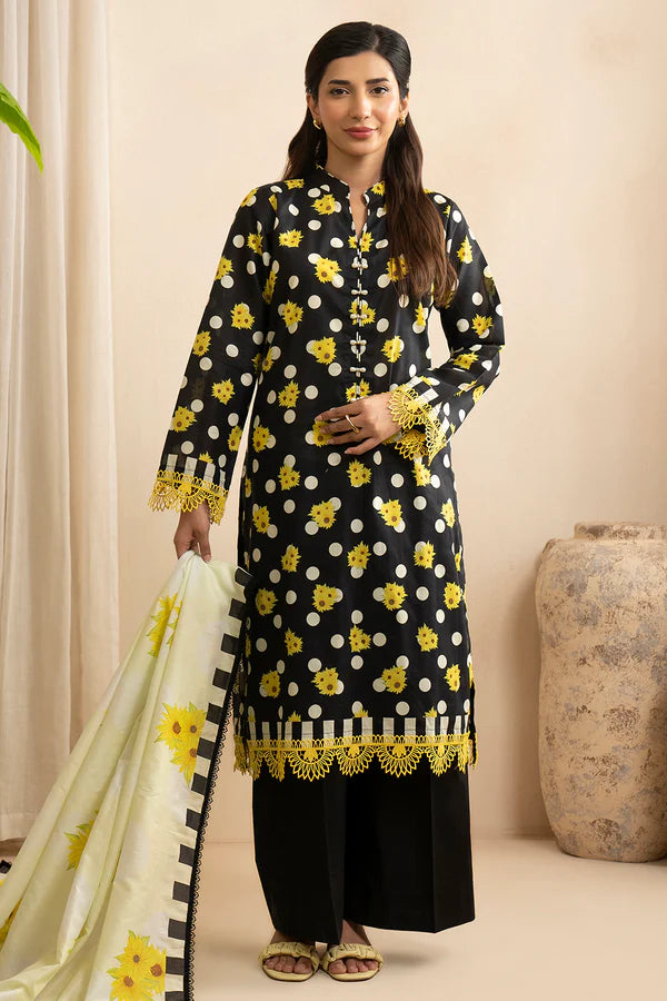 Zellbury Printed Lawn 2 Piece Unstitched Suit WUS25X20544