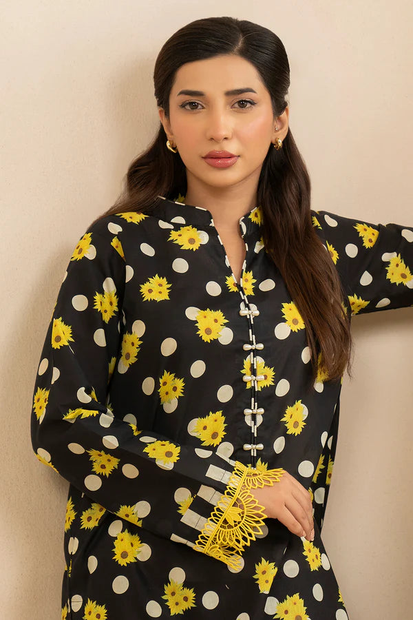 Zellbury Printed Lawn 2 Piece Unstitched Suit WUS25X20544