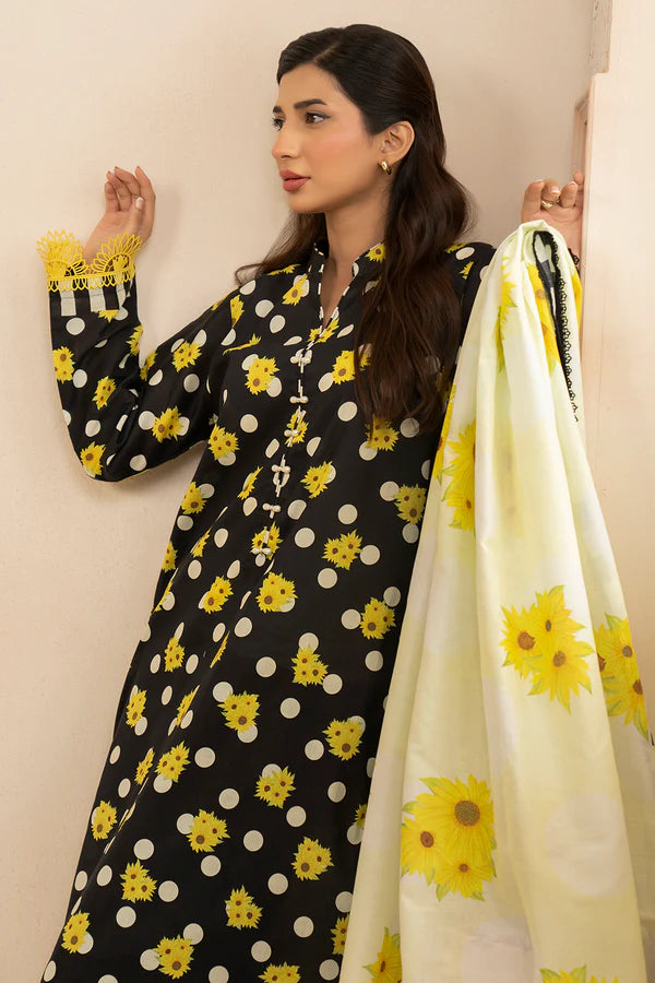 Zellbury Printed Lawn 2 Piece Unstitched Suit WUS25X20544