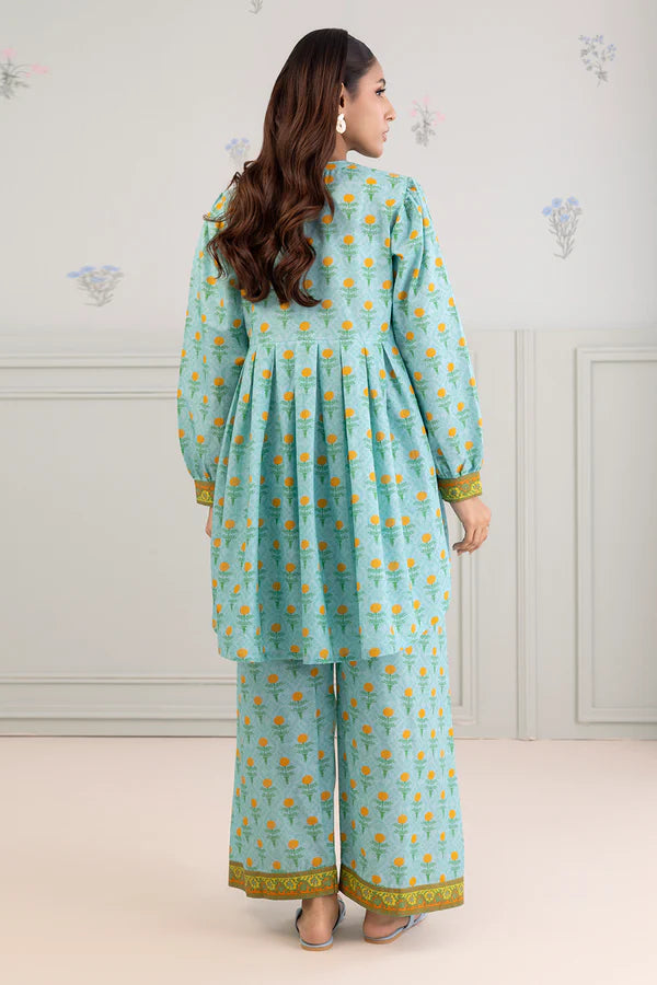 Zellbury Printed Lawn 2 Piece Unstitched Suit WUS25X20549