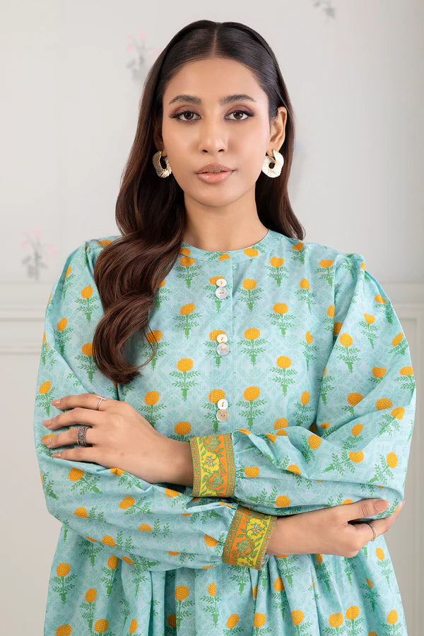 Zellbury Printed Lawn 2 Piece Unstitched Suit WUS25X20549