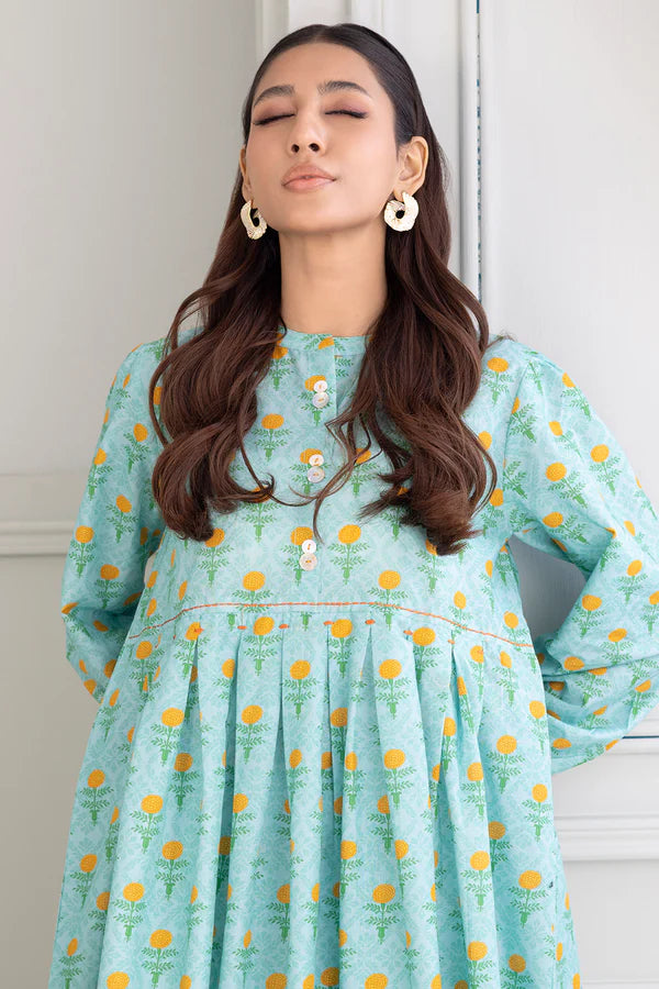 Zellbury Printed Lawn 2 Piece Unstitched Suit WUS25X20549