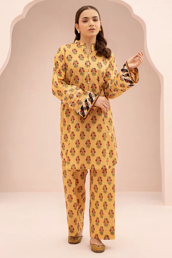 Zellbury Printed Lawn 2 Piece Unstitched Suit WUS25X20557