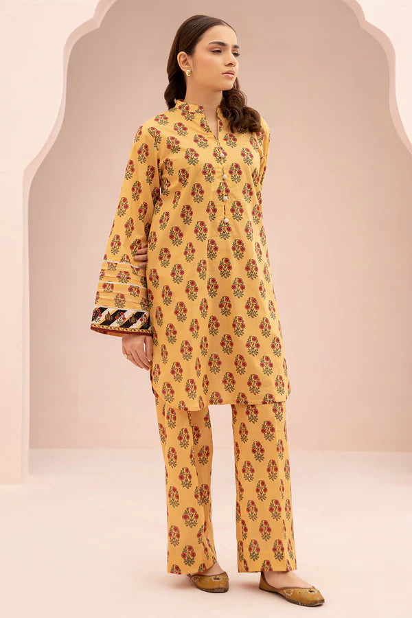 Zellbury Printed Lawn 2 Piece Unstitched Suit WUS25X20557