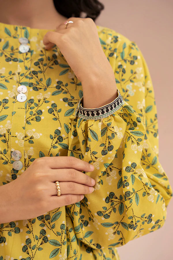 Zellbury Printed Lawn 2 Piece Unstitched Suit WUS25X20633