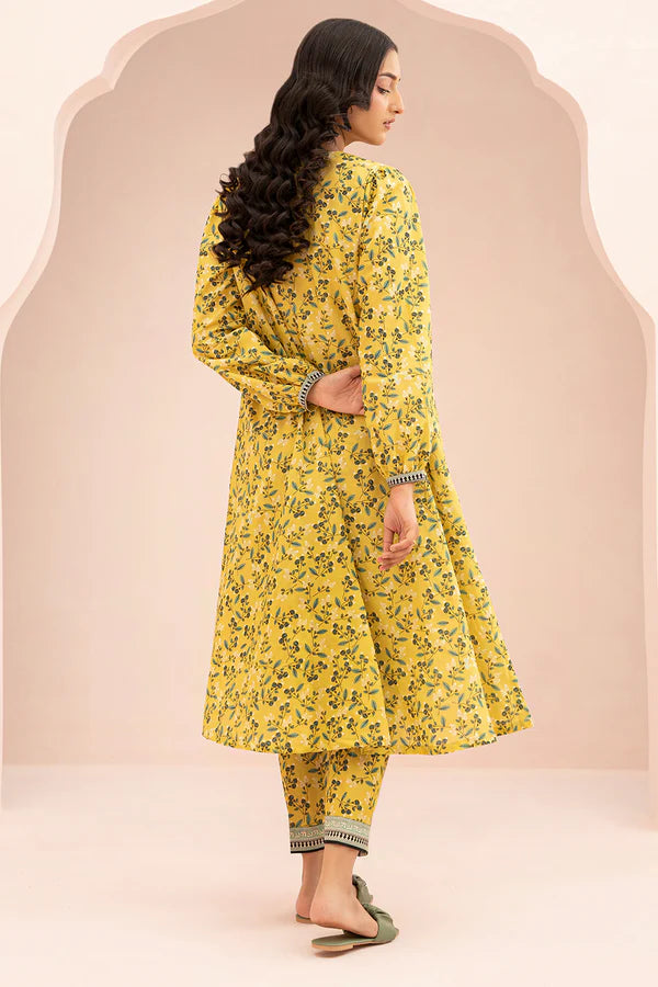 Zellbury Printed Lawn 2 Piece Unstitched Suit WUS25X20633