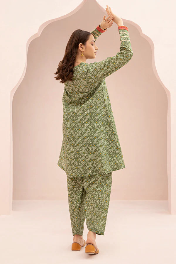Zellbury Printed Lawn 2 Piece Unstitched Suit WUS25X20635