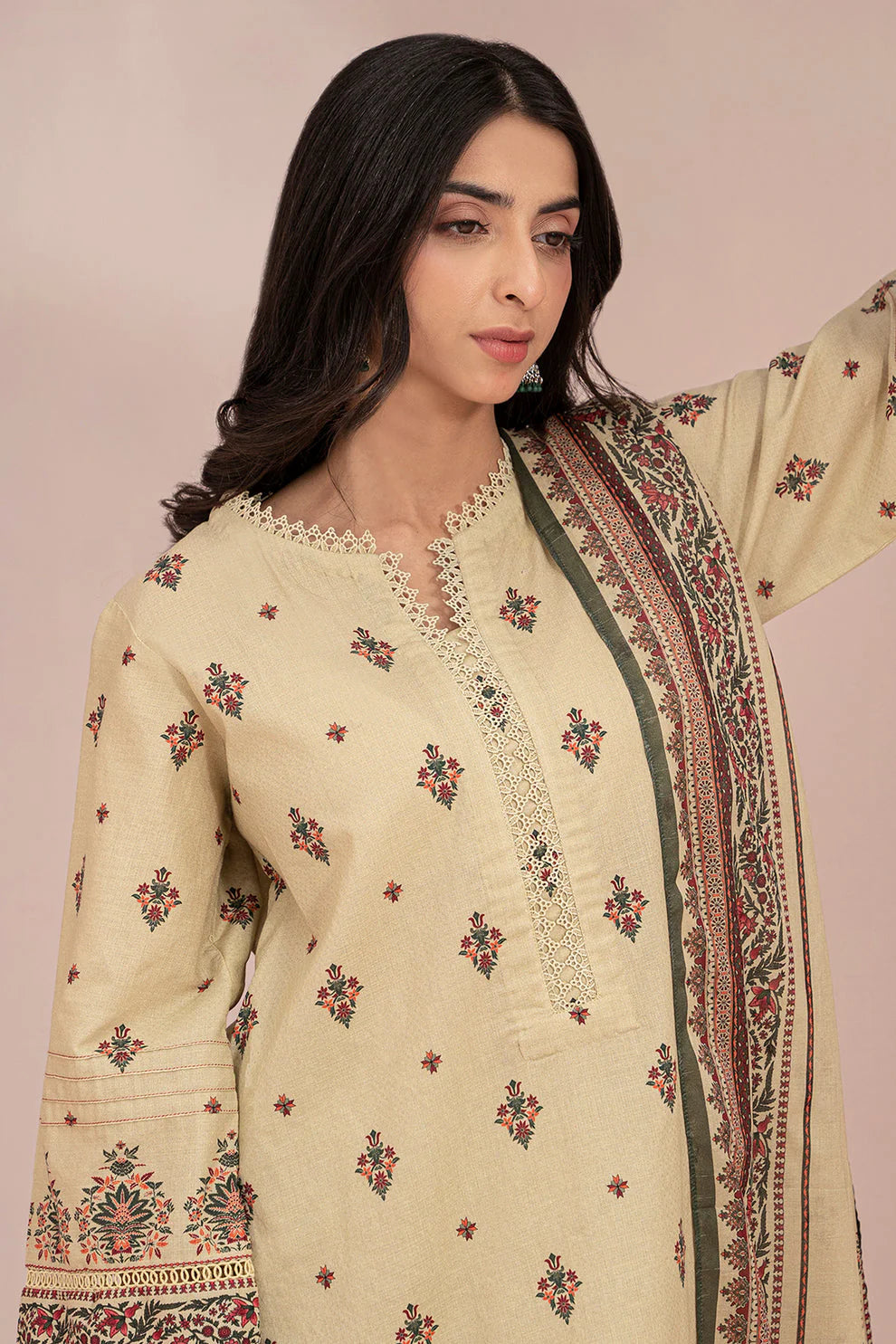 Zellbury Summer Printed Lawn Unstitched 3Pc Suit WUS25X30333