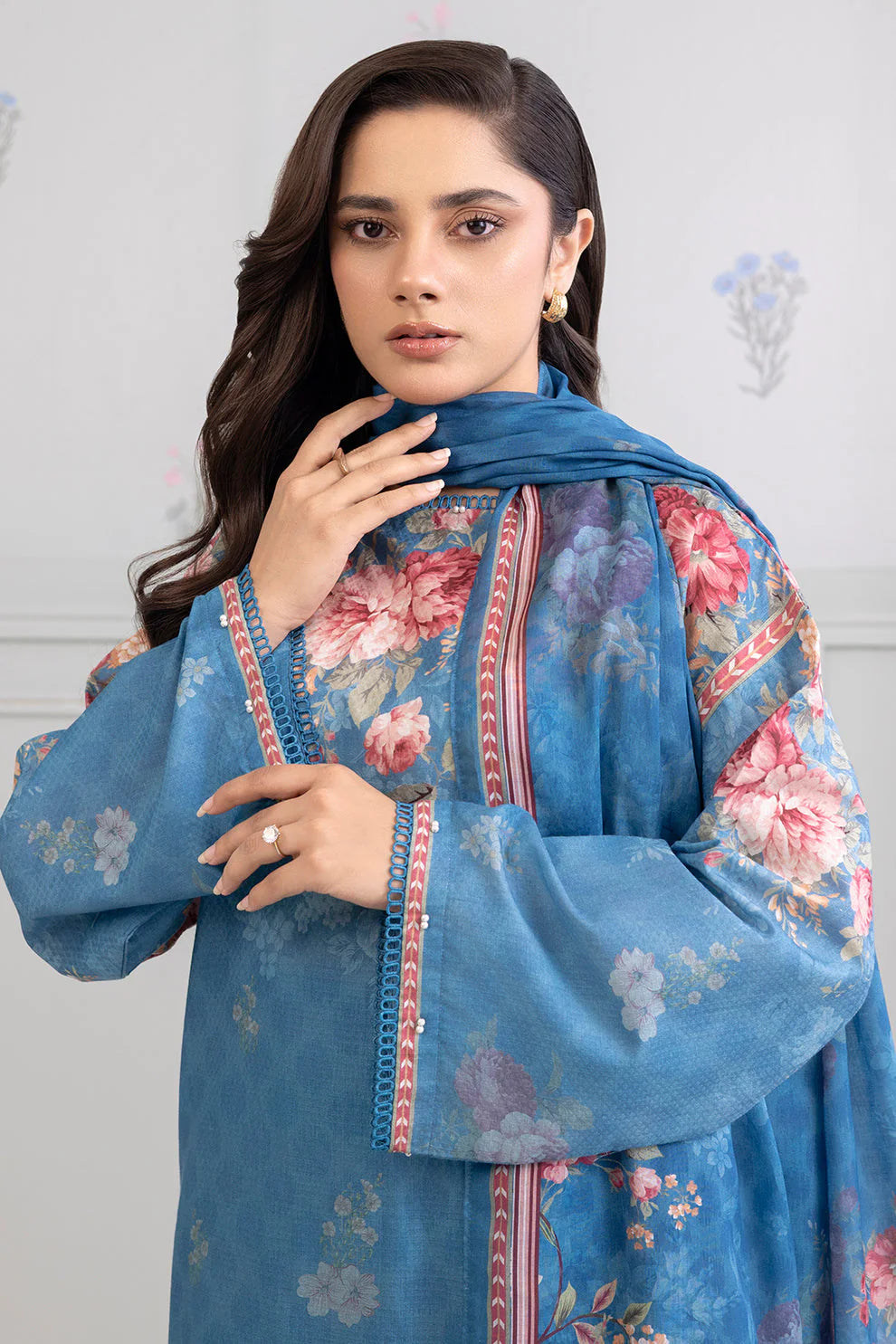 Zellbury Summer Printed Lawn Unstitched 3Pc Suit WUS25X30394