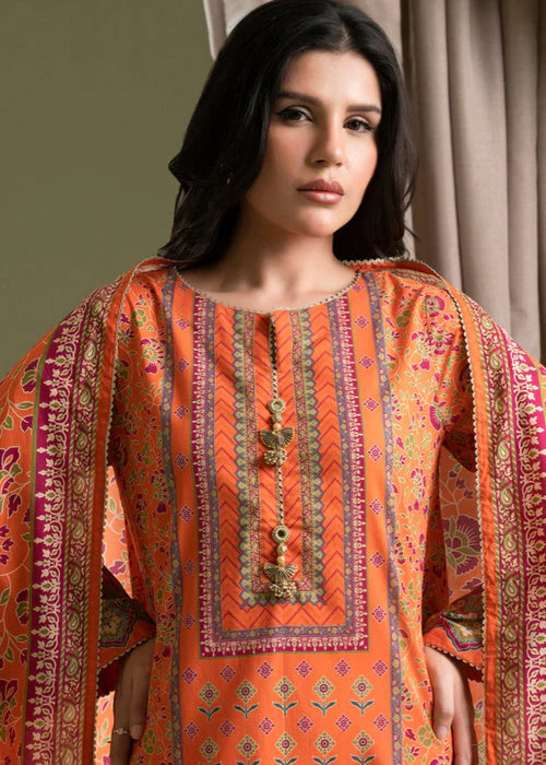 Zellbury Summer Printed Lawn Unstitched 3Pc Suit WUS25X30445