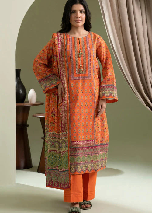 Zellbury Summer Printed Lawn Unstitched 3Pc Suit WUS25X30445