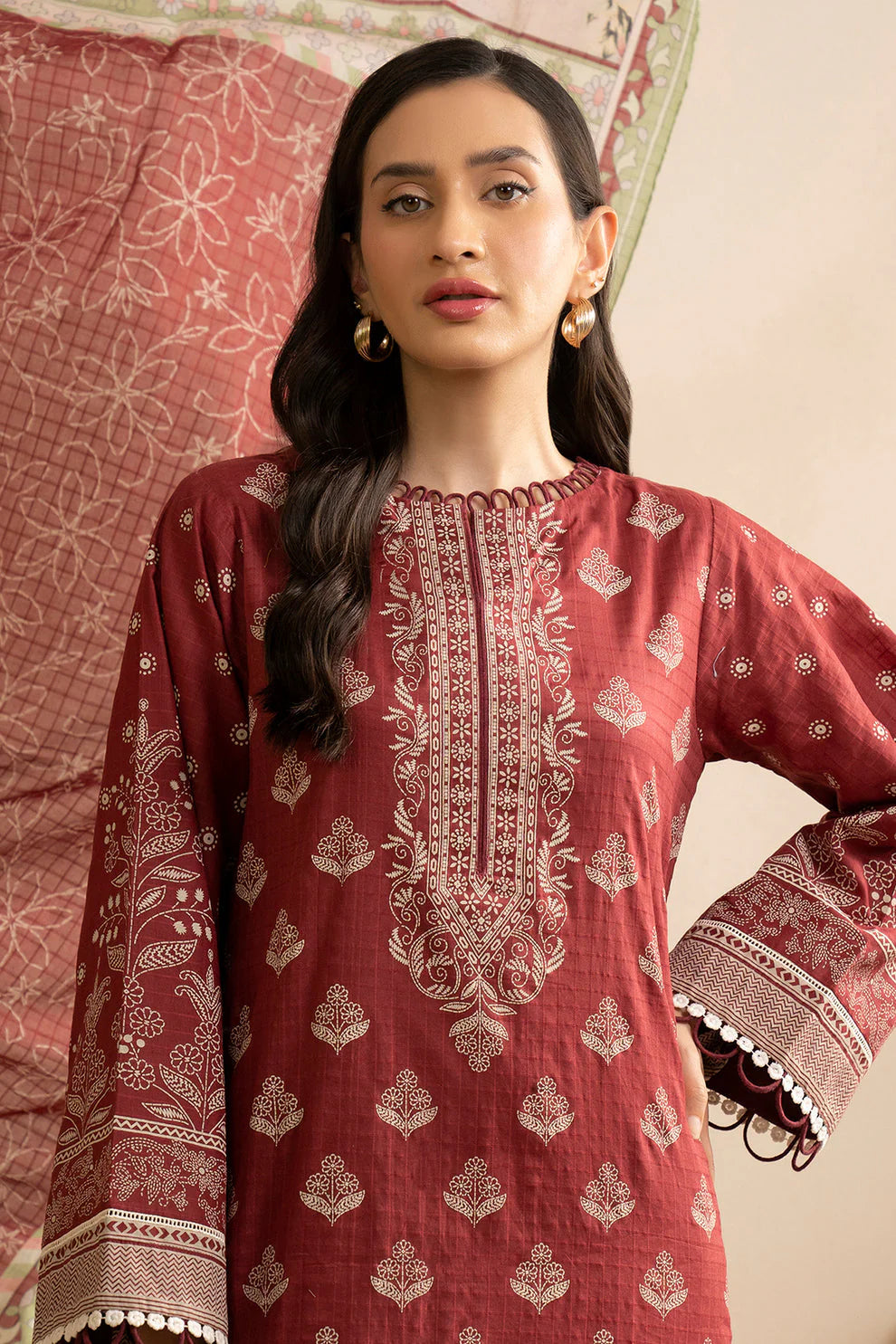 Zellbury Summer Printed Lawn Unstitched 3Pc Suit WUS25X30455
