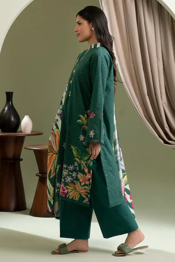 Zellbury Summer Printed Lawn Unstitched 3Pc Suit WUS25X30508