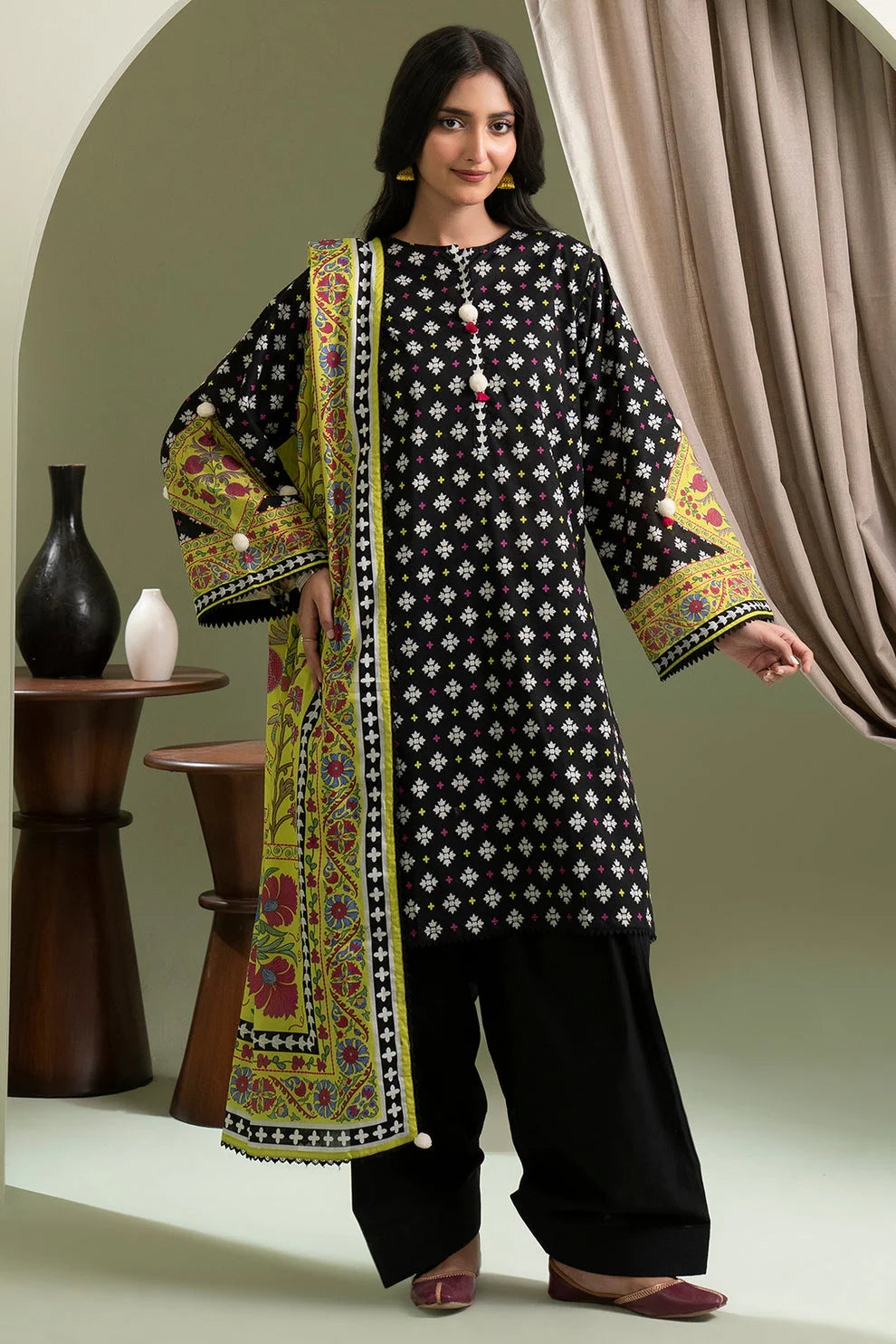 Zellbury Summer Printed Lawn Unstitched 3Pc Suit WUS25X30511