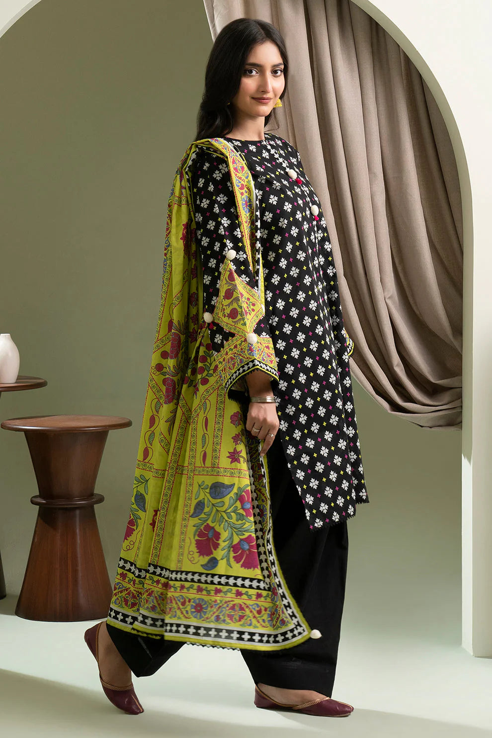 Zellbury Summer Printed Lawn Unstitched 3Pc Suit WUS25X30511