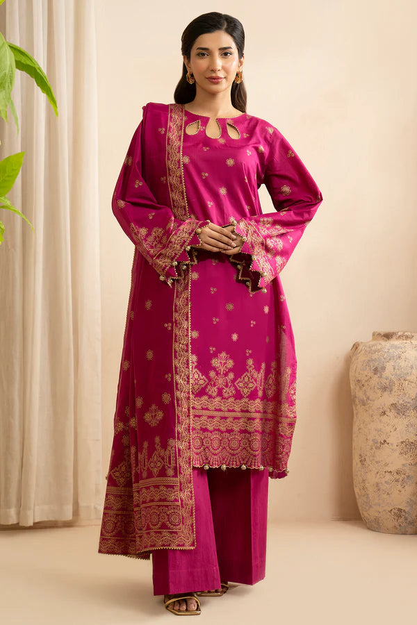 Zellbury Summer Printed Lawn Unstitched 3Pc Suit WUS25X30514