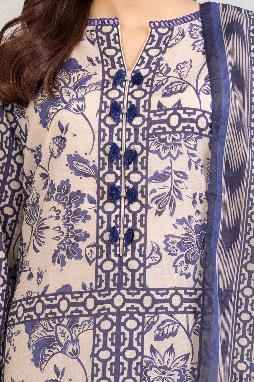 Zellbury Summer Printed Lawn Unstitched 3Pc Suit WUS25X30516