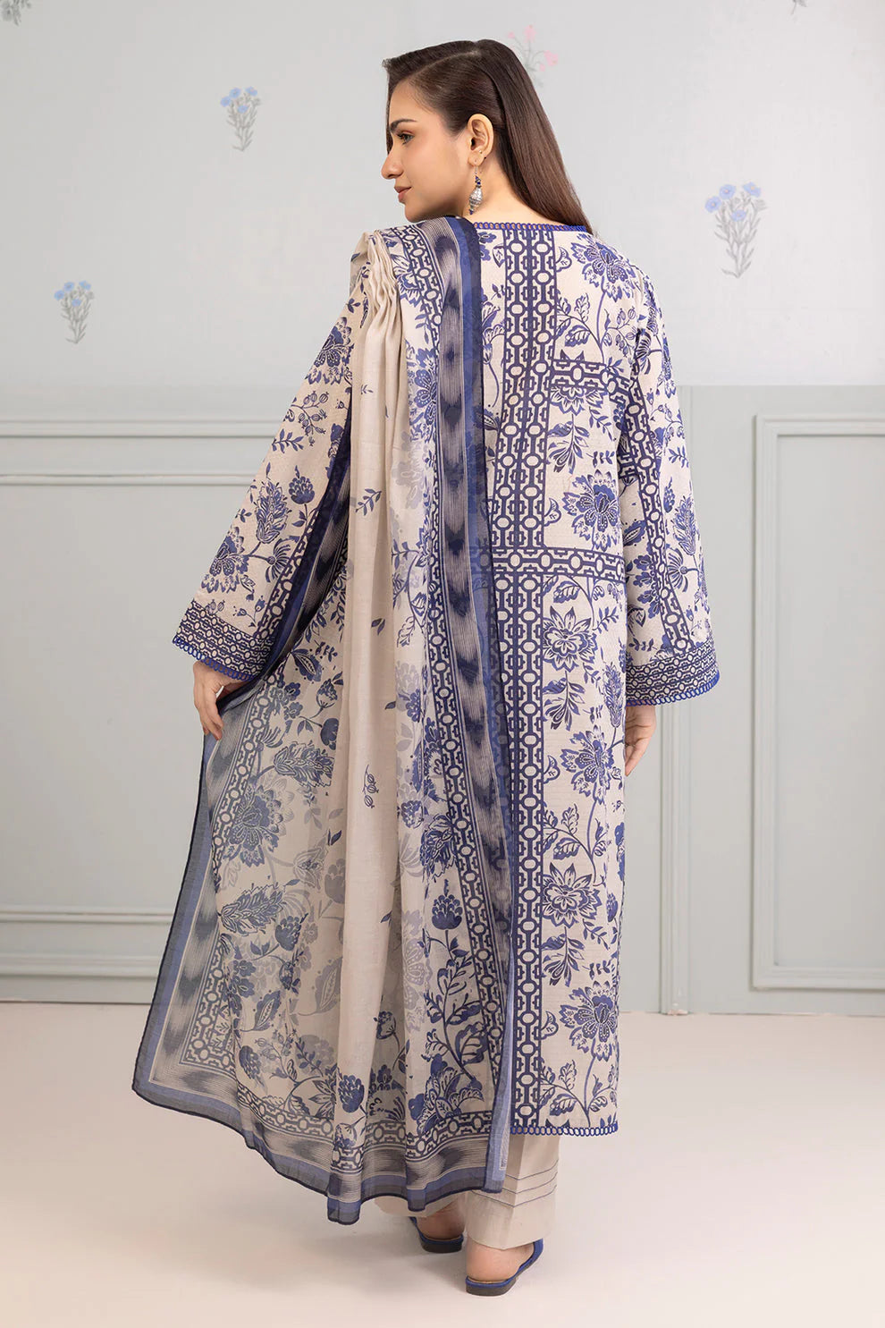 Zellbury Summer Printed Lawn Unstitched 3Pc Suit WUS25X30516