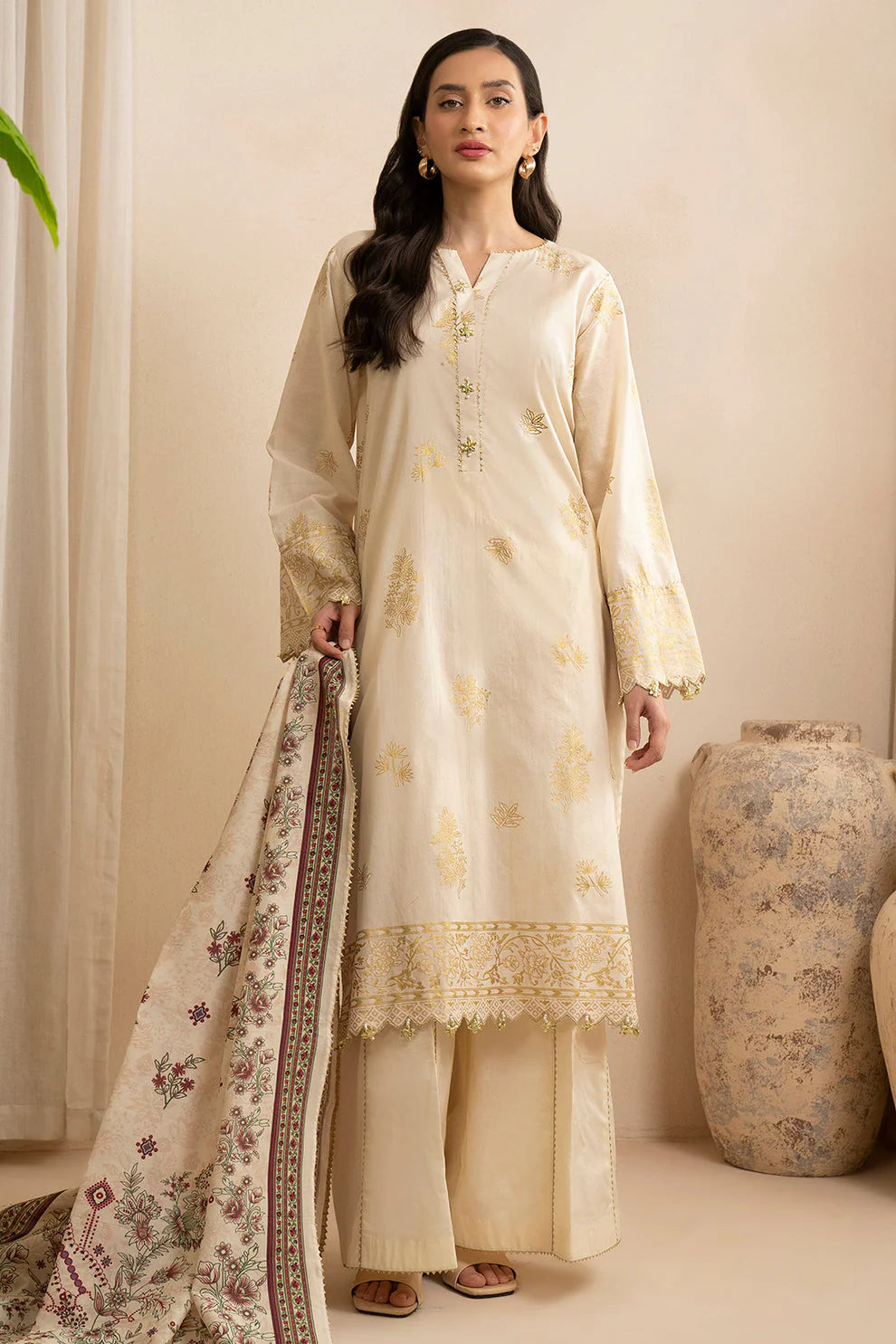 Zellbury Summer Printed Lawn Unstitched 3Pc Suit WUS25X30585