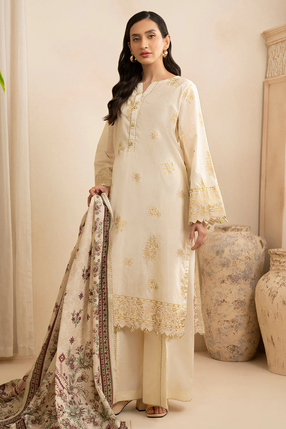 Zellbury Summer Printed Lawn Unstitched 3Pc Suit WUS25X30585