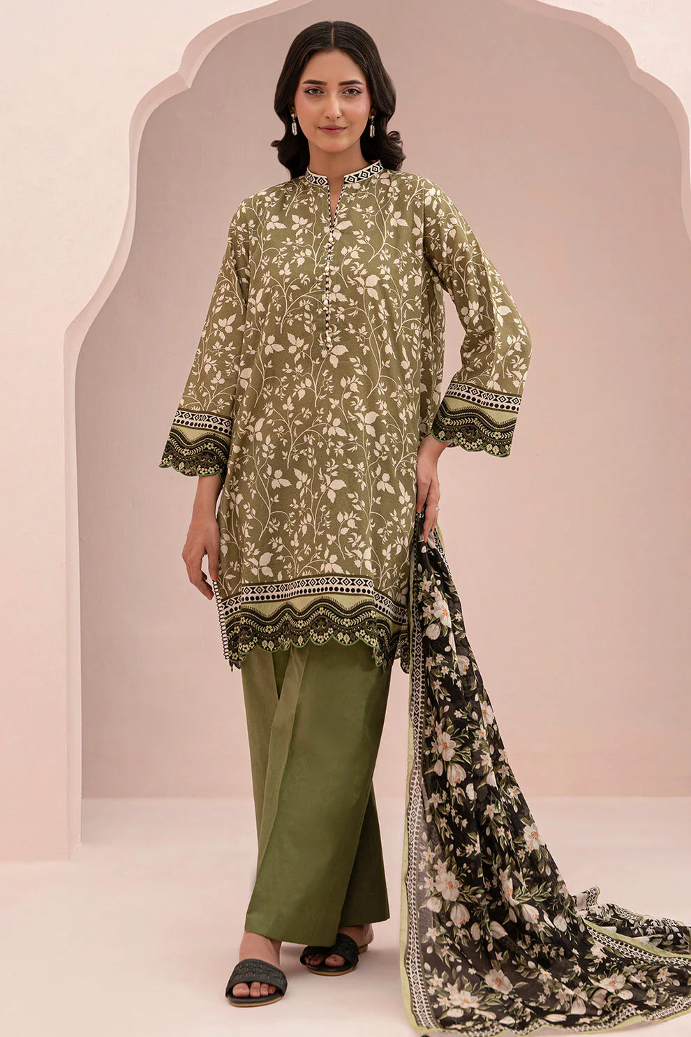 Zellbury Summer Printed Lawn Unstitched 3Pc Suit WUS25X30718