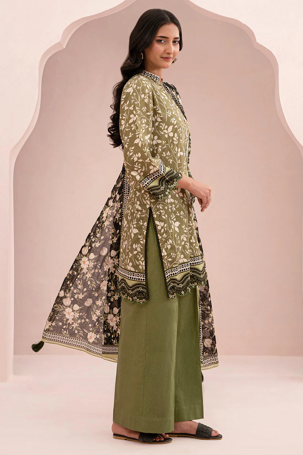 Zellbury Summer Printed Lawn Unstitched 3Pc Suit WUS25X30718