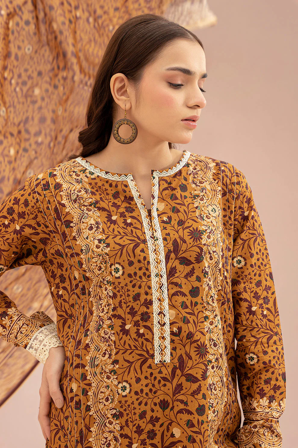 Zellbury Summer Printed Lawn Unstitched 3Pc Suit WUS25X30720