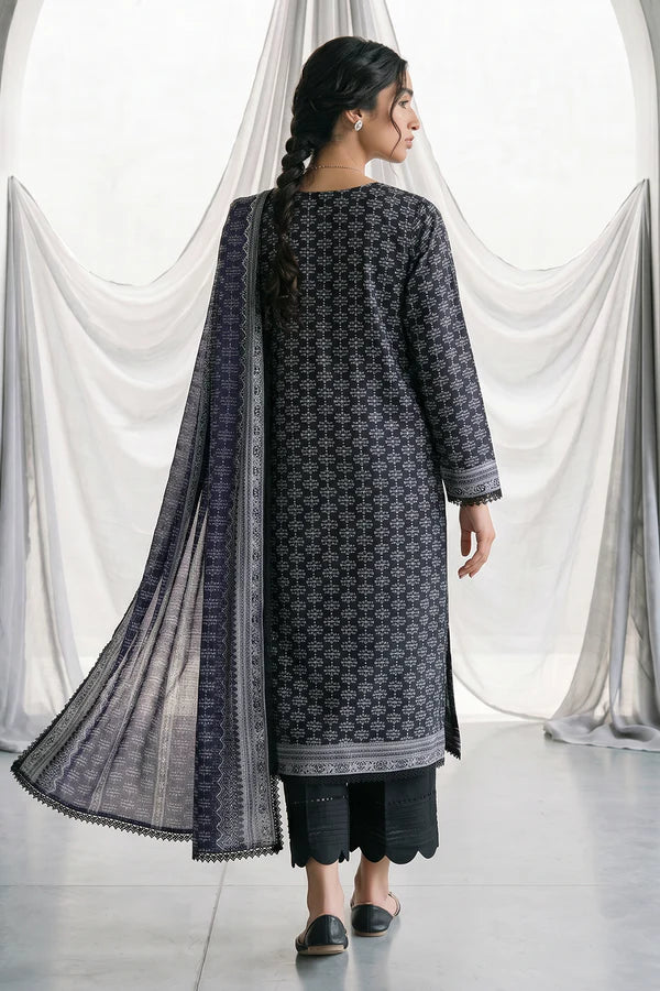 Zellbury Monochrome Lawn Unstitched 2 Pc-1061