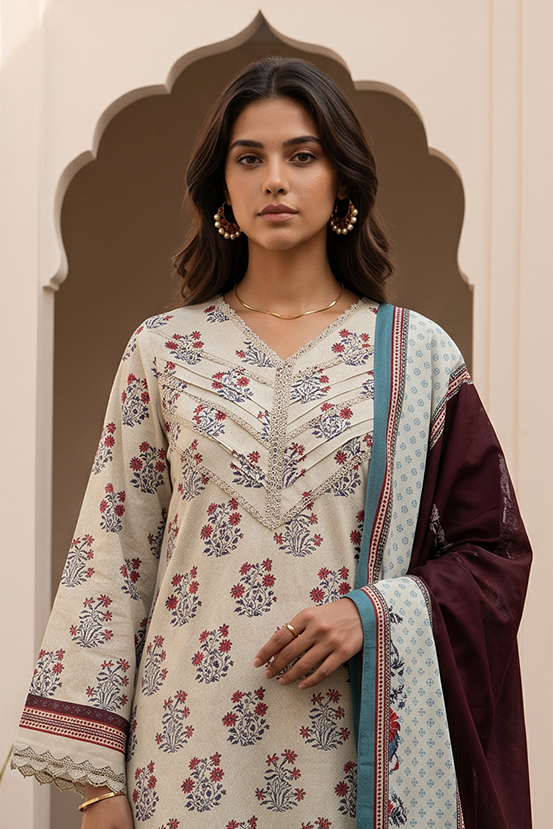 Shirt Shalwar Dupatta - 8108