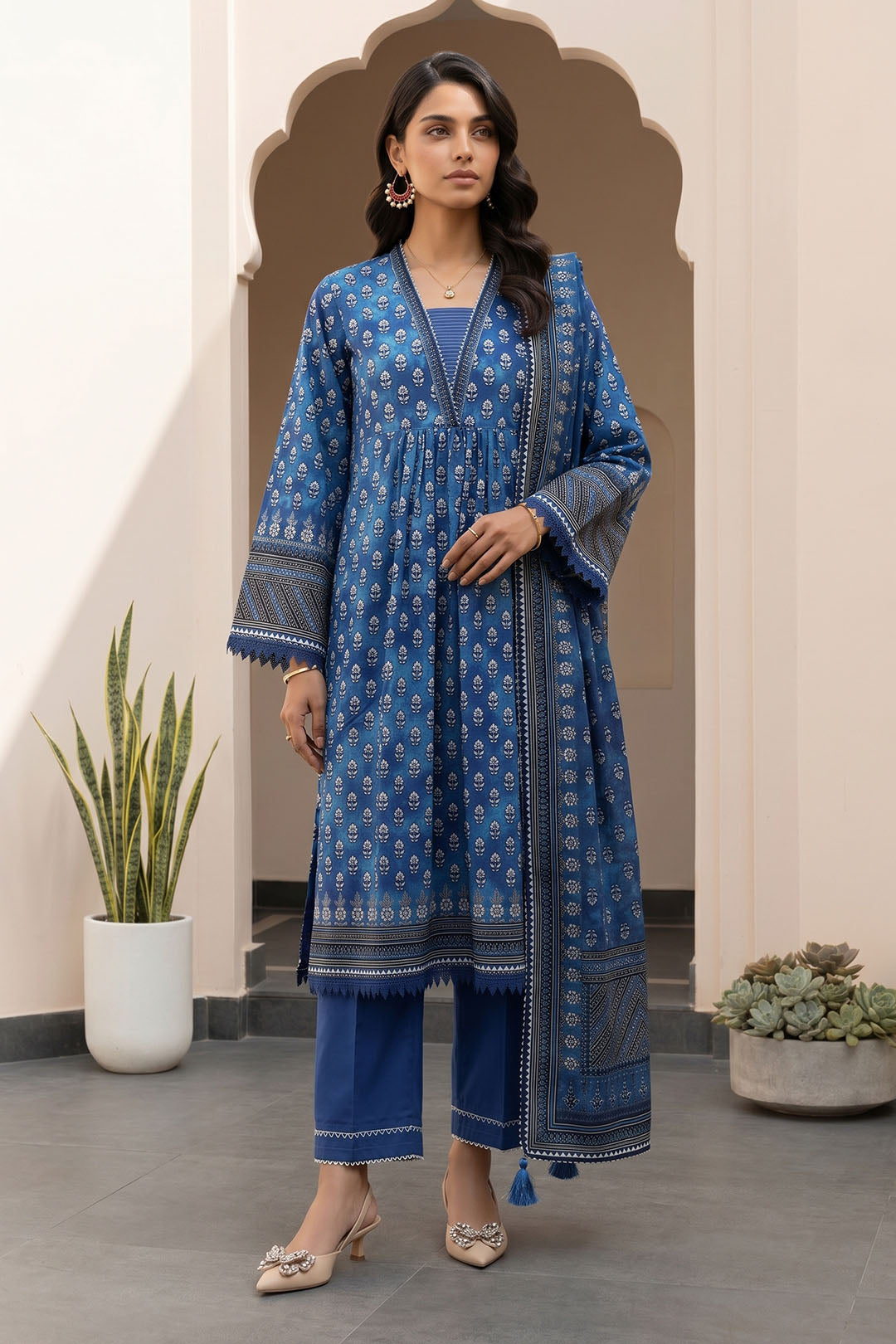 Shirt Shalwar Dupatta - 8111