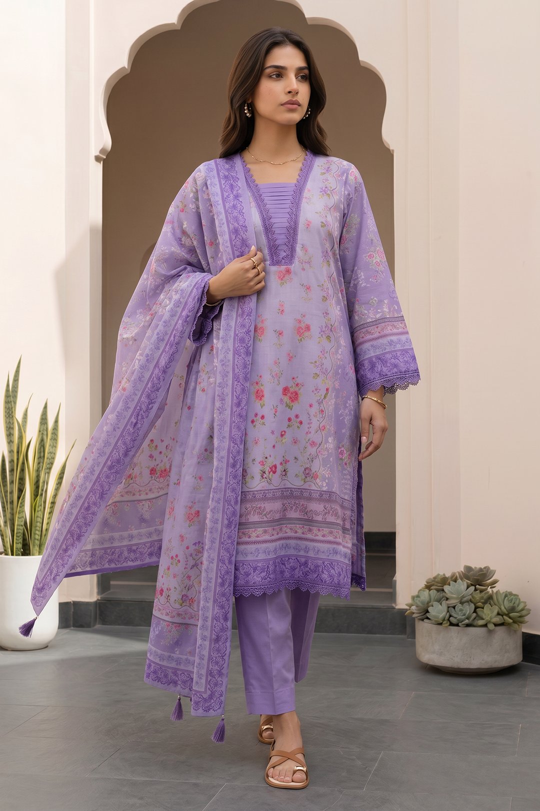 Shirt Shalwar Dupatta - 8112