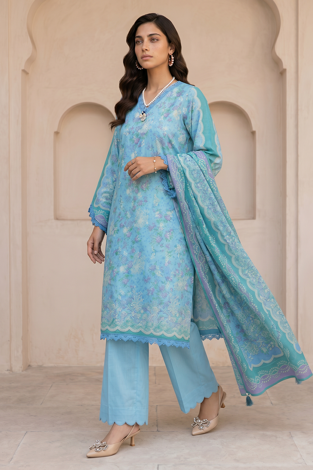 Shirt Shalwar Dupatta - 8113
