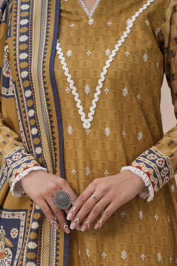 Embroidered Shirt Dupatta - 0352