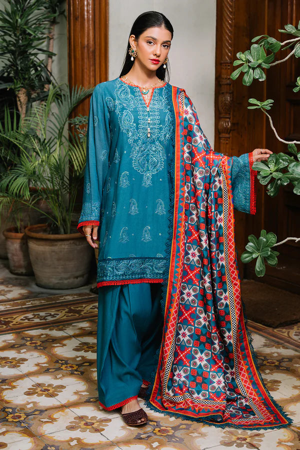 Embroidered Shirt Shalwar Dupatta - 0326